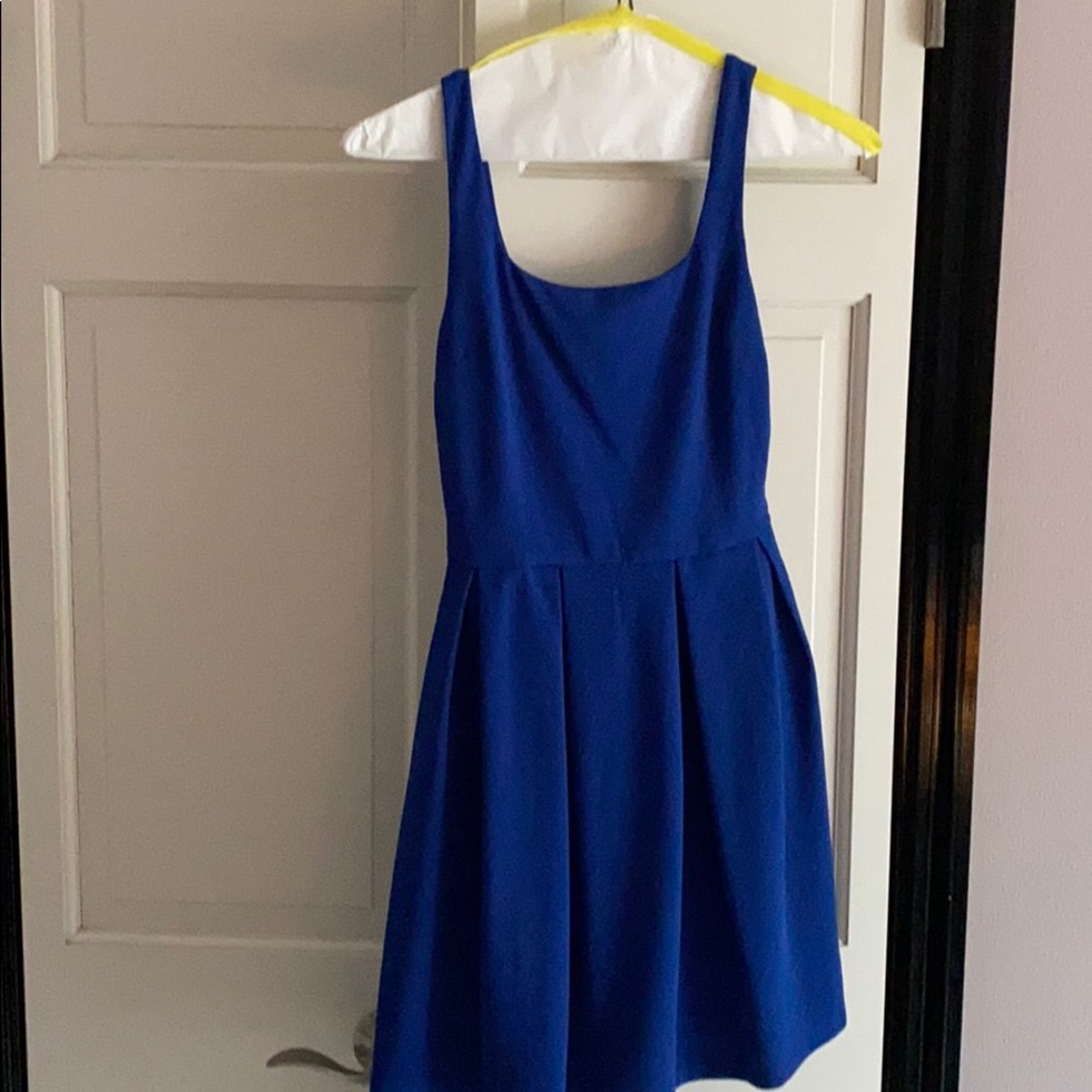 Sunday in Brooklyn royal blue sleeveless dress